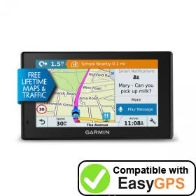 Download your Garmin DriveSmart 50LMT-D waypoints and tracklogs for free with EasyGPS