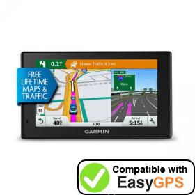 Download your Garmin DriveSmart 50LMT waypoints and tracklogs for free with EasyGPS