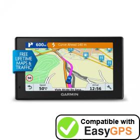 Download your Garmin DriveSmart 51 LMT-D waypoints and tracklogs for free with EasyGPS