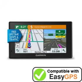 Download your Garmin DriveSmart 51 LMT-S waypoints and tracklogs for free with EasyGPS