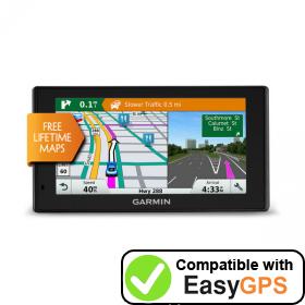 Download your Garmin DriveSmart 60LM waypoints and tracklogs for free with EasyGPS
