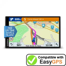 Download your Garmin DriveSmart 61 LMT-D waypoints and tracklogs for free with EasyGPS