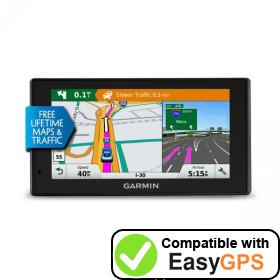 Download your Garmin DriveSmart 70LMT waypoints and tracklogs for free with EasyGPS