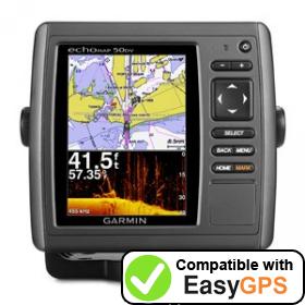 Download your Garmin echoMAP 50dv waypoints and tracklogs for free with EasyGPS