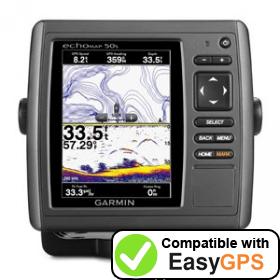 Download your Garmin echoMAP 50s waypoints and tracklogs for free with EasyGPS