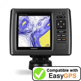 Download your Garmin echoMAP 55dv waypoints and tracklogs for free with EasyGPS