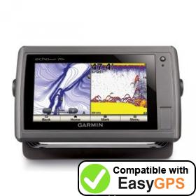 Download your Garmin echoMAP 70s waypoints and tracklogs for free with EasyGPS