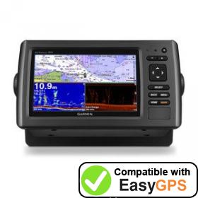 Download your Garmin echoMAP 72dv waypoints and tracklogs for free with EasyGPS