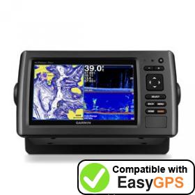 Download your Garmin echoMAP 73dv waypoints and tracklogs for free with EasyGPS
