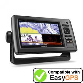 Download your Garmin echoMAP 74dv waypoints and tracklogs for free with EasyGPS
