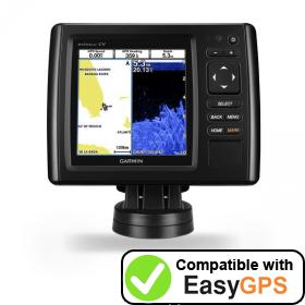 Download your Garmin echoMAP CHIRP 52cv waypoints and tracklogs for free with EasyGPS