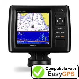 Download your Garmin echoMAP CHIRP 54cv waypoints and tracklogs for free with EasyGPS