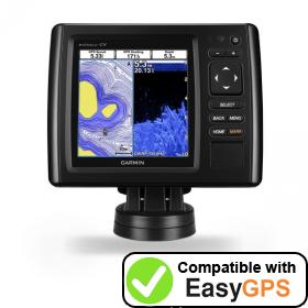 Download your Garmin echoMAP CHIRP 55cv waypoints and tracklogs for free with EasyGPS