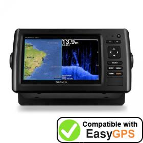Download your Garmin echoMAP CHIRP 72dv waypoints and tracklogs for free with EasyGPS