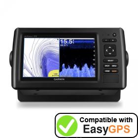 Download your Garmin echoMAP CHIRP 73cv waypoints and tracklogs for free with EasyGPS