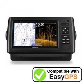 Download your Garmin echoMAP CHIRP 73sv waypoints and tracklogs for free with EasyGPS
