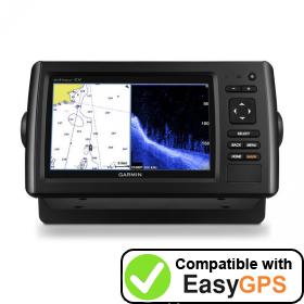 Download your Garmin echoMAP CHIRP 74cv waypoints and tracklogs for free with EasyGPS