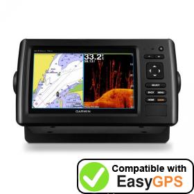 Download your Garmin echoMAP CHIRP 74dv waypoints and tracklogs for free with EasyGPS