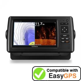 Download your Garmin echoMAP CHIRP 75cv waypoints and tracklogs for free with EasyGPS