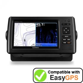 Download your Garmin echoMAP CHIRP 75dv waypoints and tracklogs for free with EasyGPS