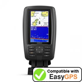 Download your Garmin ECHOMAP Plus 44cv waypoints and tracklogs for free with EasyGPS