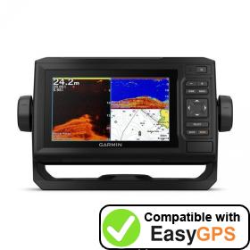 Download your Garmin ECHOMAP Plus 62cv waypoints and tracklogs for free with EasyGPS