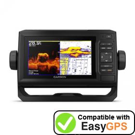 Download your Garmin ECHOMAP Plus 64cv waypoints and tracklogs for free with EasyGPS