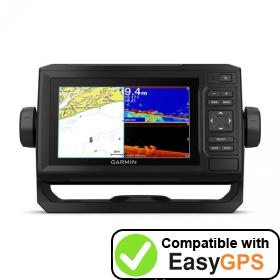 Download your Garmin ECHOMAP Plus 65cv waypoints and tracklogs for free with EasyGPS