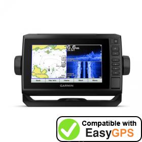 Download your Garmin ECHOMAP Plus 72sv waypoints and tracklogs for free with EasyGPS