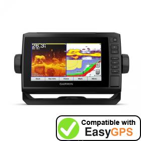 Download your Garmin ECHOMAP Plus 73cv waypoints and tracklogs for free with EasyGPS