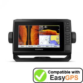 Download your Garmin ECHOMAP Plus 73sv waypoints and tracklogs for free with EasyGPS