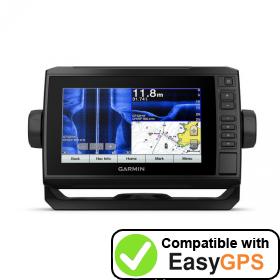 Download your Garmin ECHOMAP Plus 75sv waypoints and tracklogs for free with EasyGPS