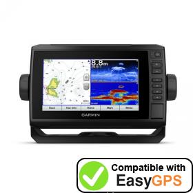 Download your Garmin ECHOMAP Plus 77cv waypoints and tracklogs for free with EasyGPS
