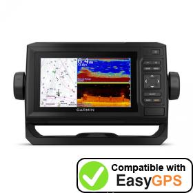 Download your Garmin ECHOMAP UHD 62cv waypoints and tracklogs for free with EasyGPS