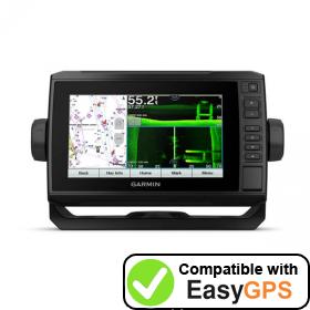 Download your Garmin ECHOMAP UHD 74sv waypoints and tracklogs for free with EasyGPS