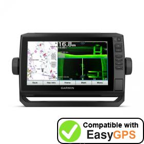 Download your Garmin ECHOMAP UHD 92sv waypoints and tracklogs for free with EasyGPS