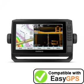 Download your Garmin ECHOMAP UHD 93sv waypoints and tracklogs for free with EasyGPS