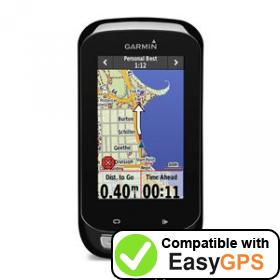 Download your Garmin Edge 1000 waypoints and tracklogs for free with EasyGPS