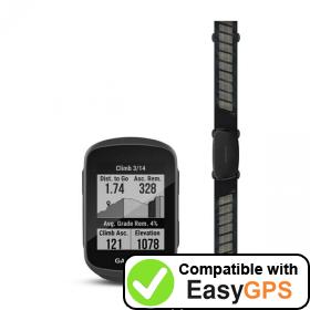Download your Garmin Edge 130 Plus waypoints and tracklogs for free with EasyGPS