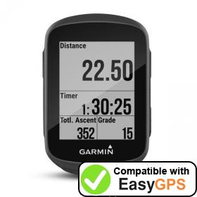 Download your Garmin Edge 130 waypoints and tracklogs for free with EasyGPS