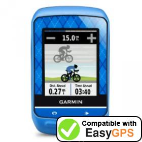Download your Garmin Edge 510 waypoints and tracklogs for free with EasyGPS