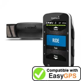 Download your Garmin Edge 520 waypoints and tracklogs for free with EasyGPS