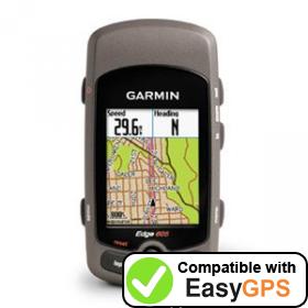 Download your Garmin Edge 605 waypoints and tracklogs for free with EasyGPS