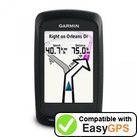 Download your Garmin Edge 800 waypoints and tracklogs for free with EasyGPS