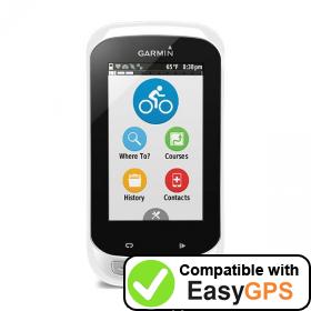 Download your Garmin Edge Explore 1000 waypoints and tracklogs for free with EasyGPS