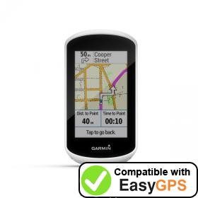 Download your Garmin Edge Explore waypoints and tracklogs for free with EasyGPS
