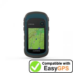 Download your Garmin eTrex 22x waypoints and tracklogs for free with EasyGPS