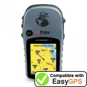 Download your Garmin eTrex Legend Cx waypoints and tracklogs for free with EasyGPS