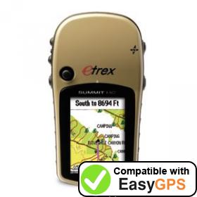 Download your Garmin eTrex Summit HC waypoints and tracklogs for free with EasyGPS