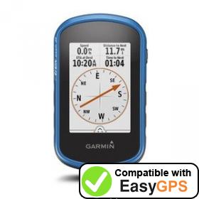 Download your Garmin eTrex Touch 25 waypoints and tracklogs for free with EasyGPS
